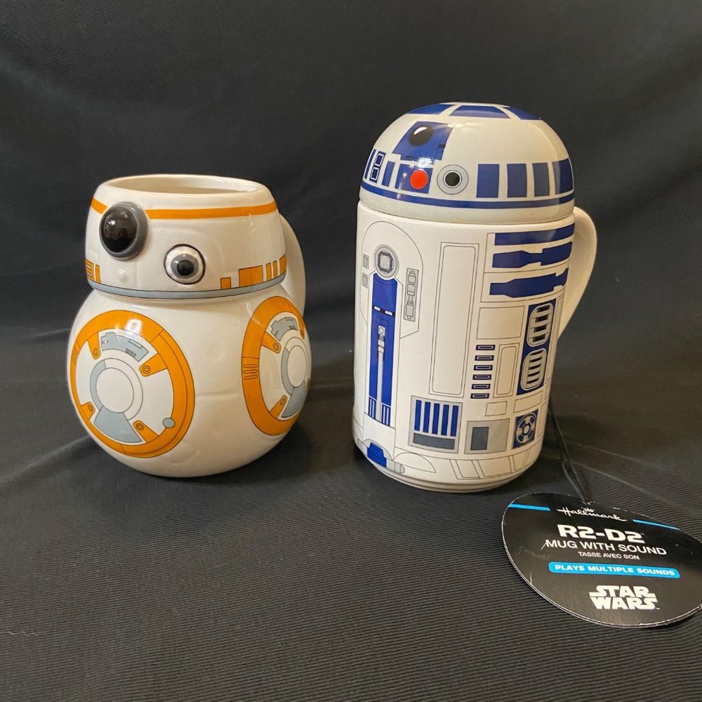 NWT Star Wars R2-D2 BB-8 Ceramic Mug Disney Hallmark